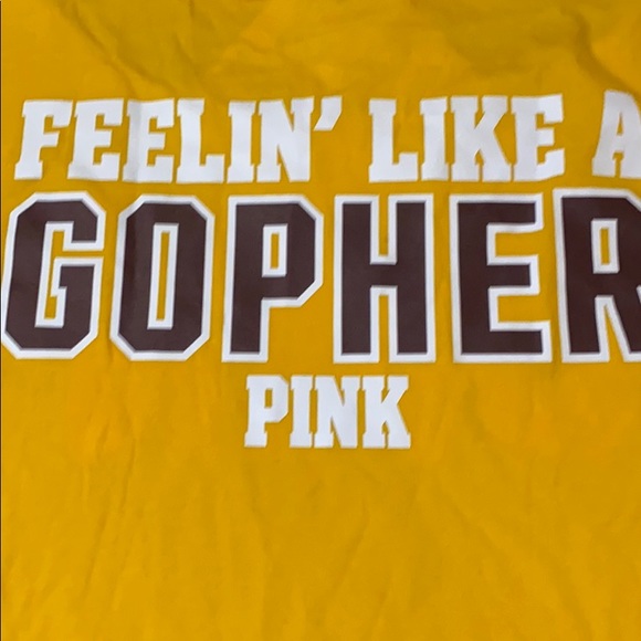 Crop Tee PINK brand Minnesota Gophers - Picture 2 of 4